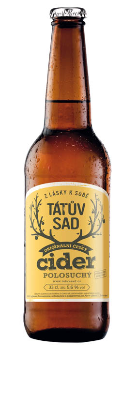 TÁTŮV SAD Cider polosuchý 330 ml