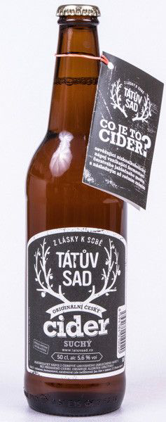 TÁTŮV SAD Cider suchý 500 ml