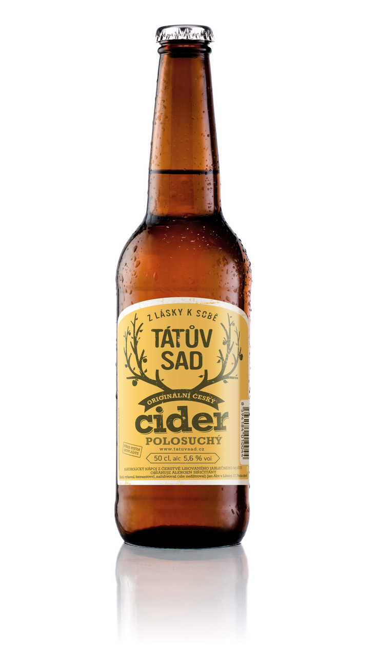 TÁTŮV SAD Cider polosuchý 500 ml