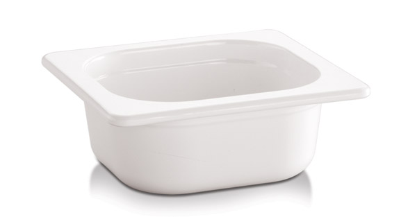 APS Nádoba GN1/6 ECO - Line100 mm melamin bílá 1 ks