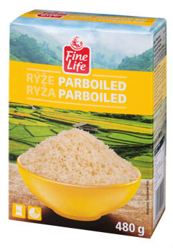 Fine Life Rýže parboiled varné sáčky 480 g