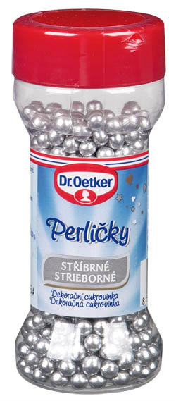 Dr. Oetker Kuličky bílé stříbrné 6 x 65 g