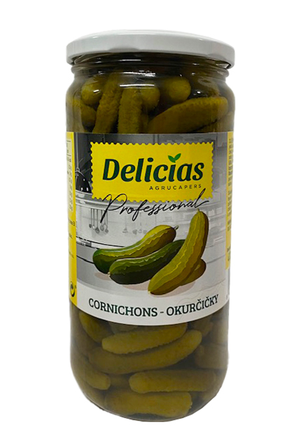 Delicias Okurky Cornichons 370 g