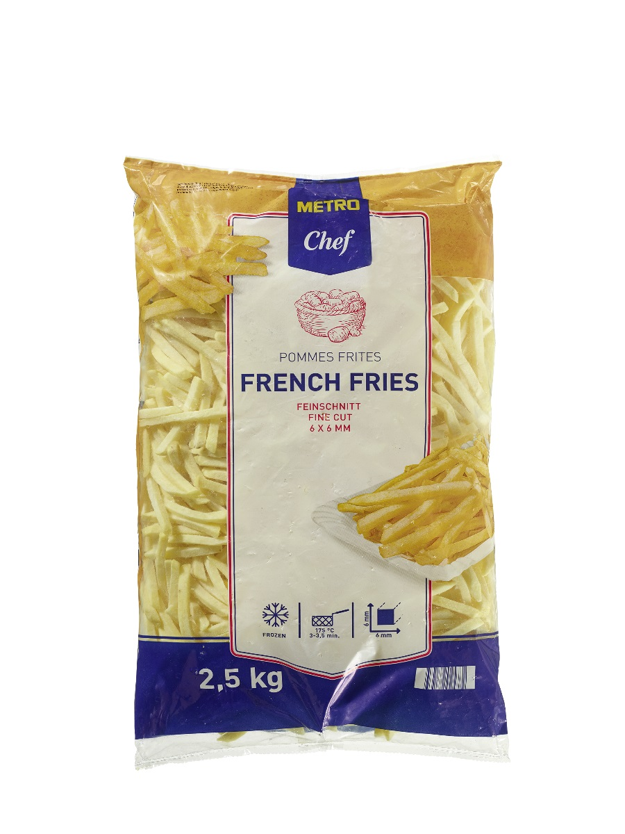 METRO Chef Hranolky Julienne 6 x 6 mm mraž. 2,5 kg