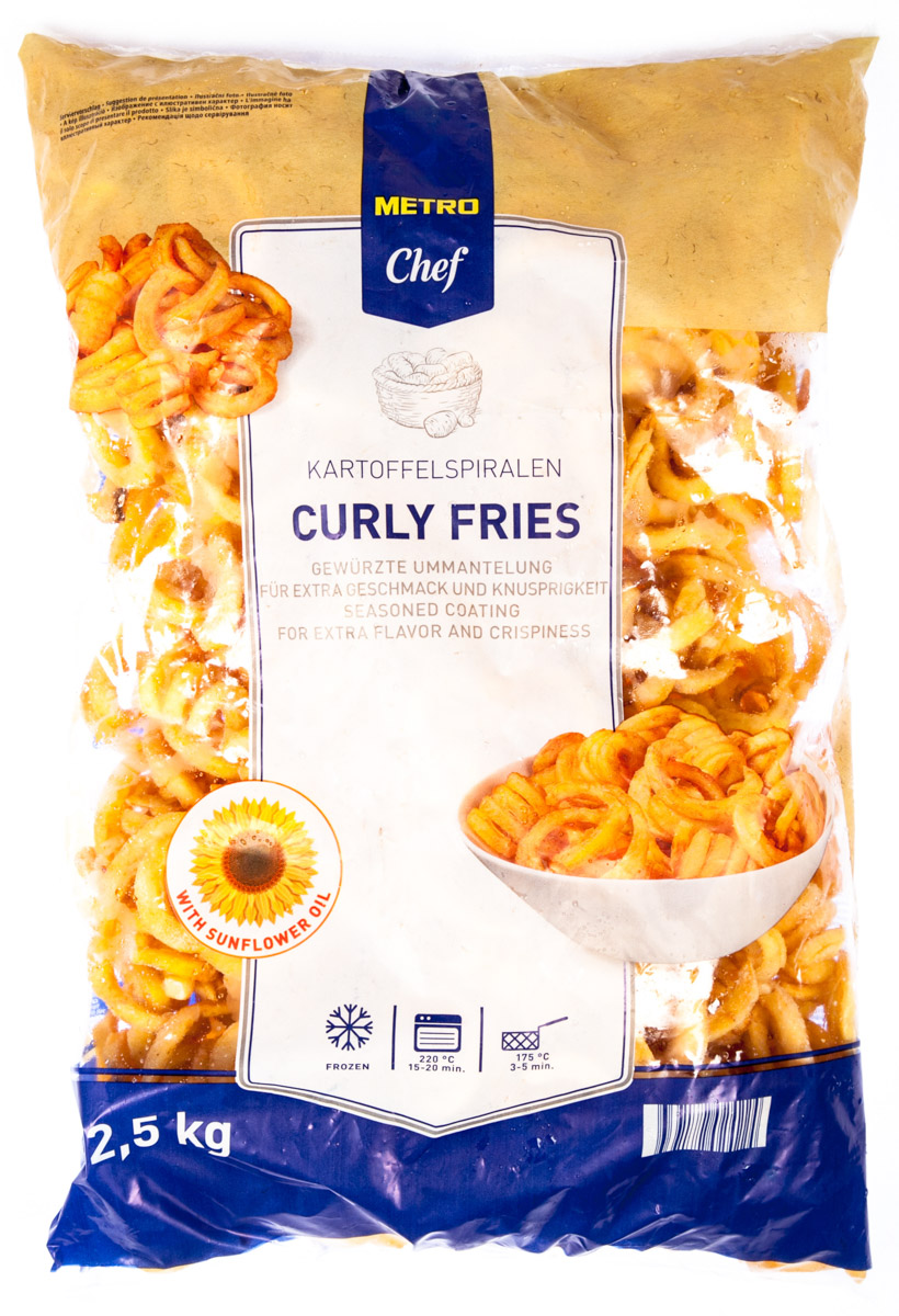 METRO Chef Bramborové spirály mraž. 2,5 kg