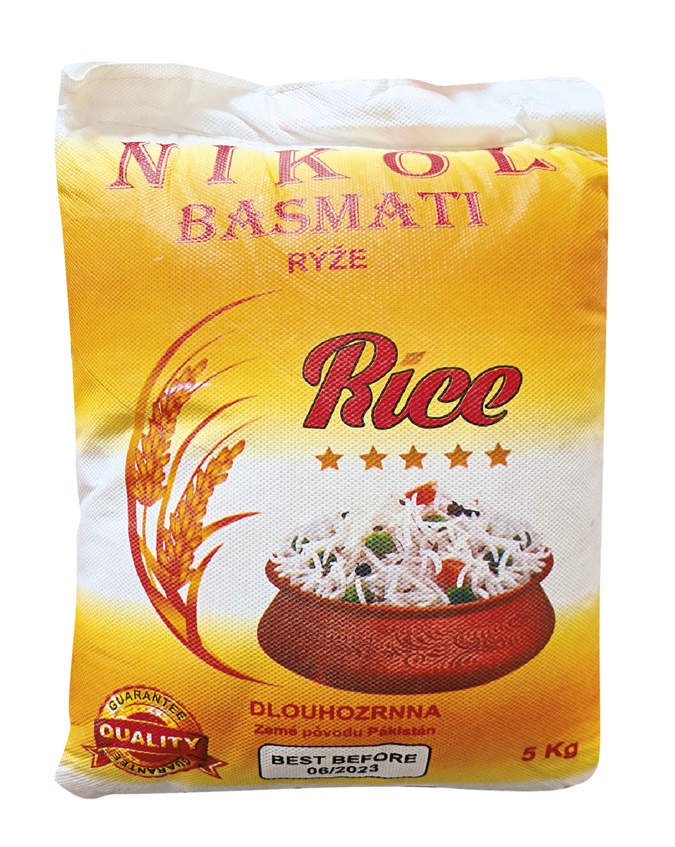 F.W.TANDOORI Zafran Rýže Basmati 5 kg