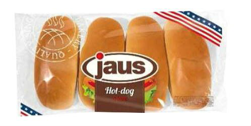 Jaus Hot dog pečivo 4 x 62,5 g