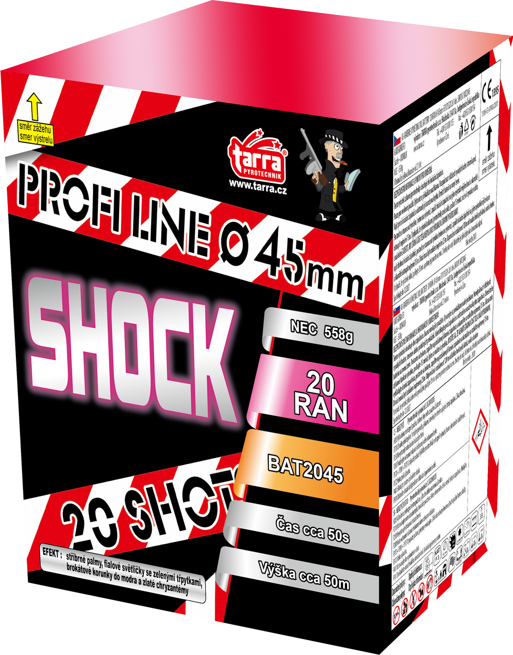 Shock/ Psycho/ K.O. 20 ran baterie výmetnic 1 ks