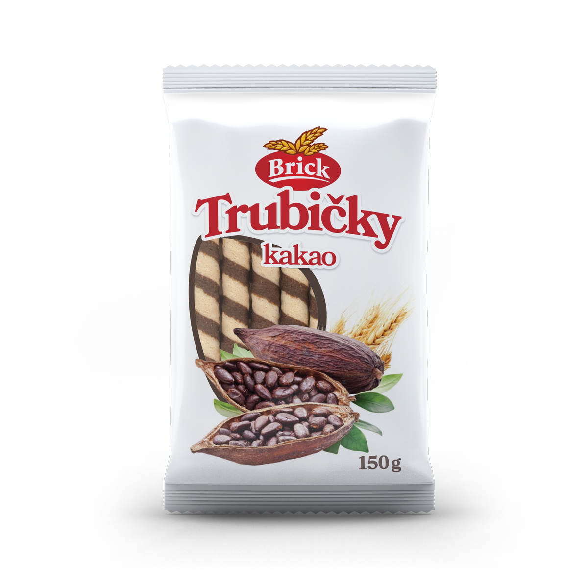DELASHERAS Brick Trubičky kakao 150 g