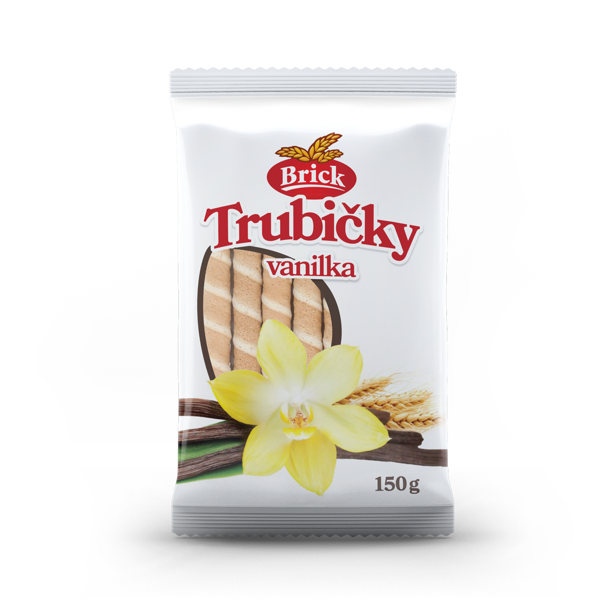 DELASHERAS Brick Trubičky vanilka 150 g