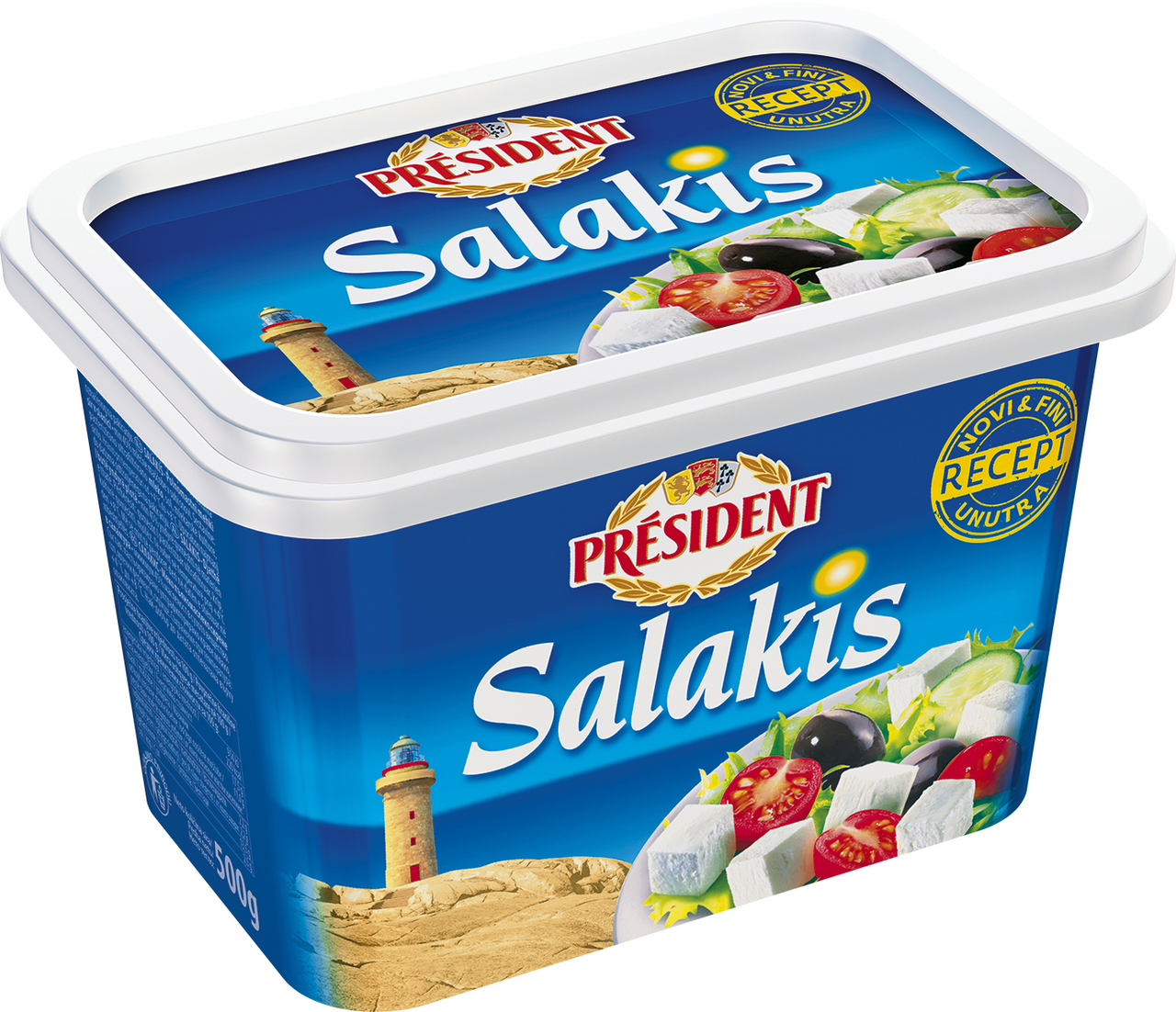 PRÉSIDENT Professionnel Salakis salátový sýr chlaz. 500 g