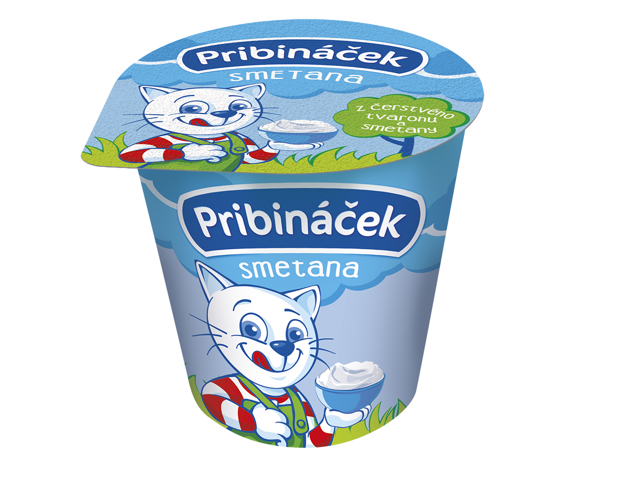 PRIBINÁČEK 125g SMETANA 15x