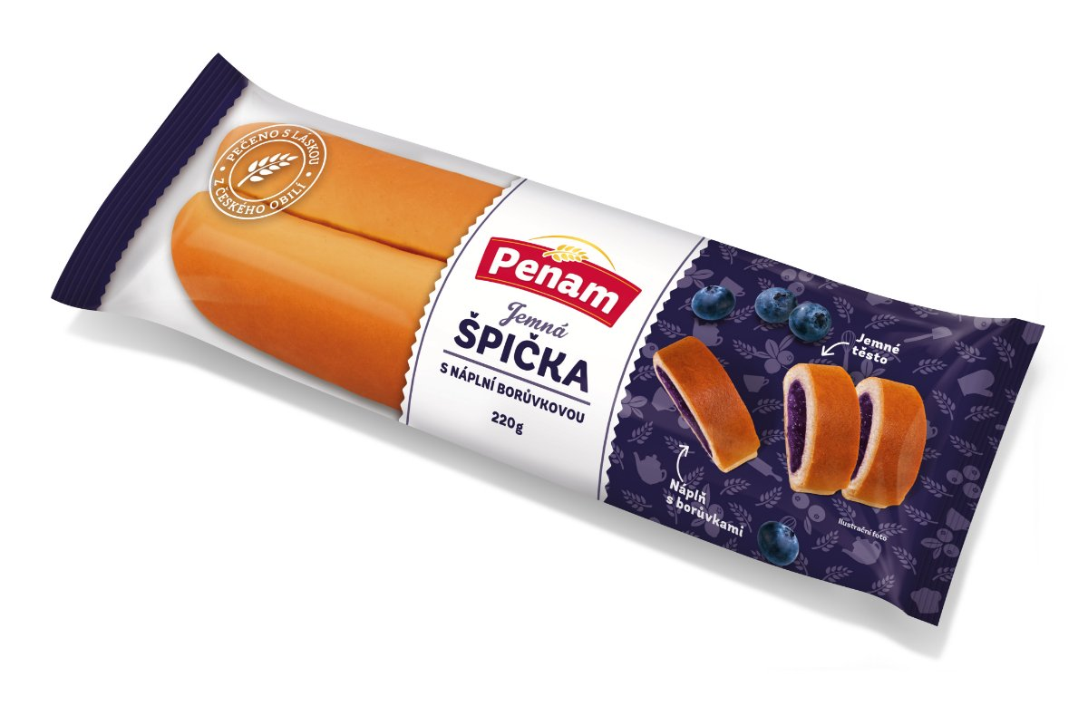 Penam Duetky s borůvkovou náplní 2 x 110 g
