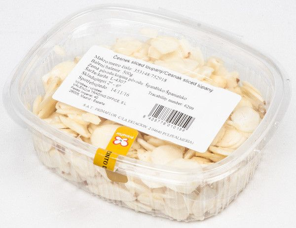 Česnek červený krájený ES čerstvý 500 g