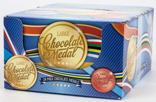 Medaile Čokoláda mléčná 24 x 23 g