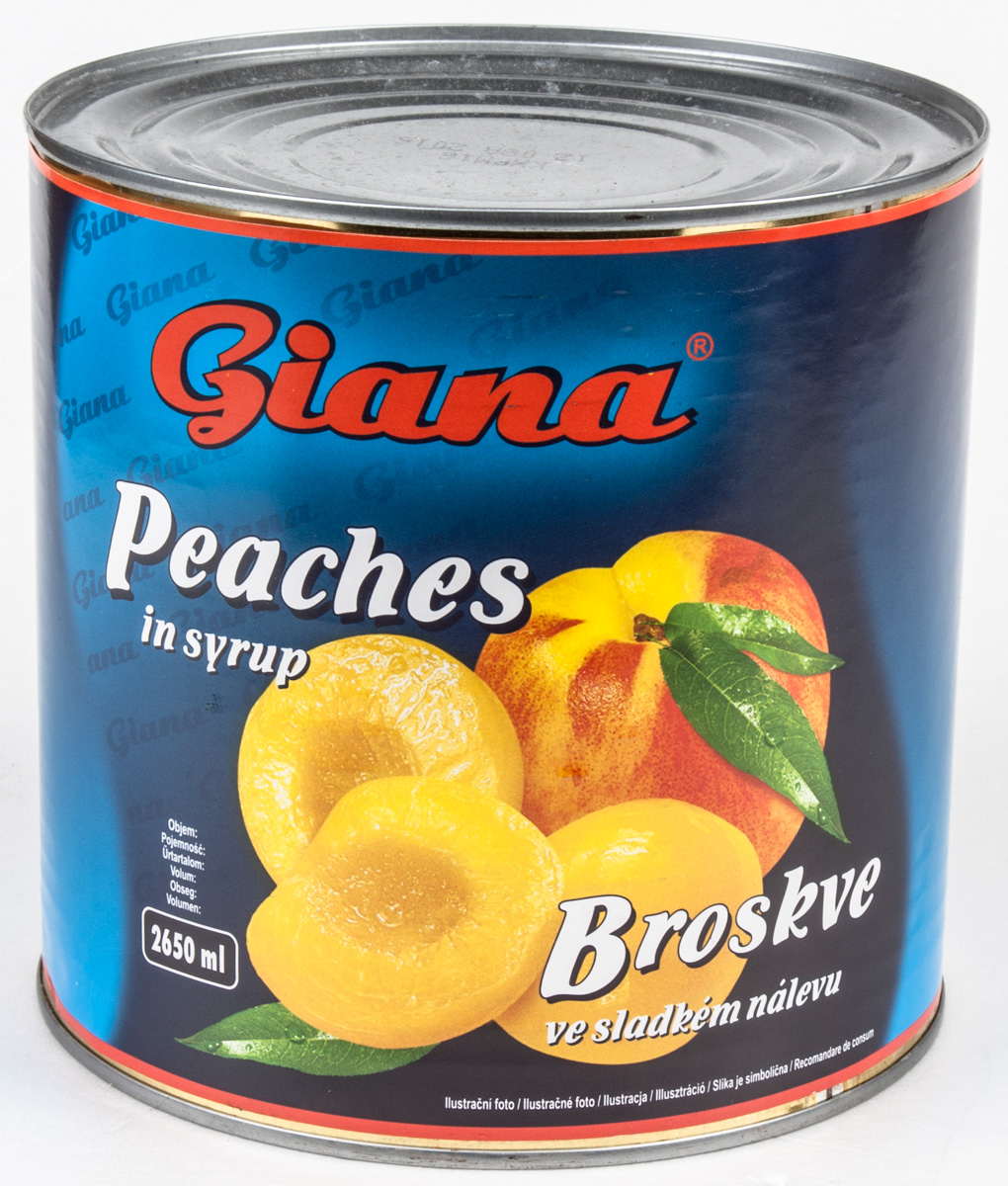 Giana Broskve půlené 2,650 l