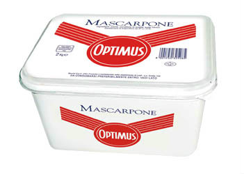 OPTIMUS Mascarpone sýr chlaz. 2 kg