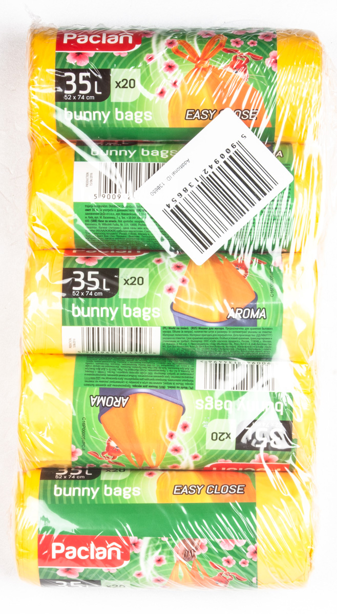 Paclan Standard Pytle na odpad 35 l 5 x 20 ks