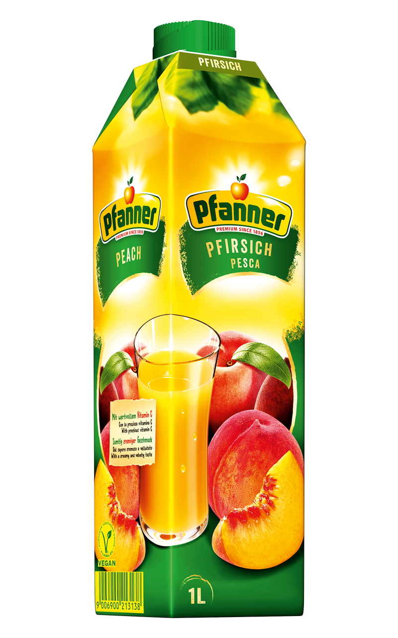 Pfanner Nektar broskev 50 % 1 l