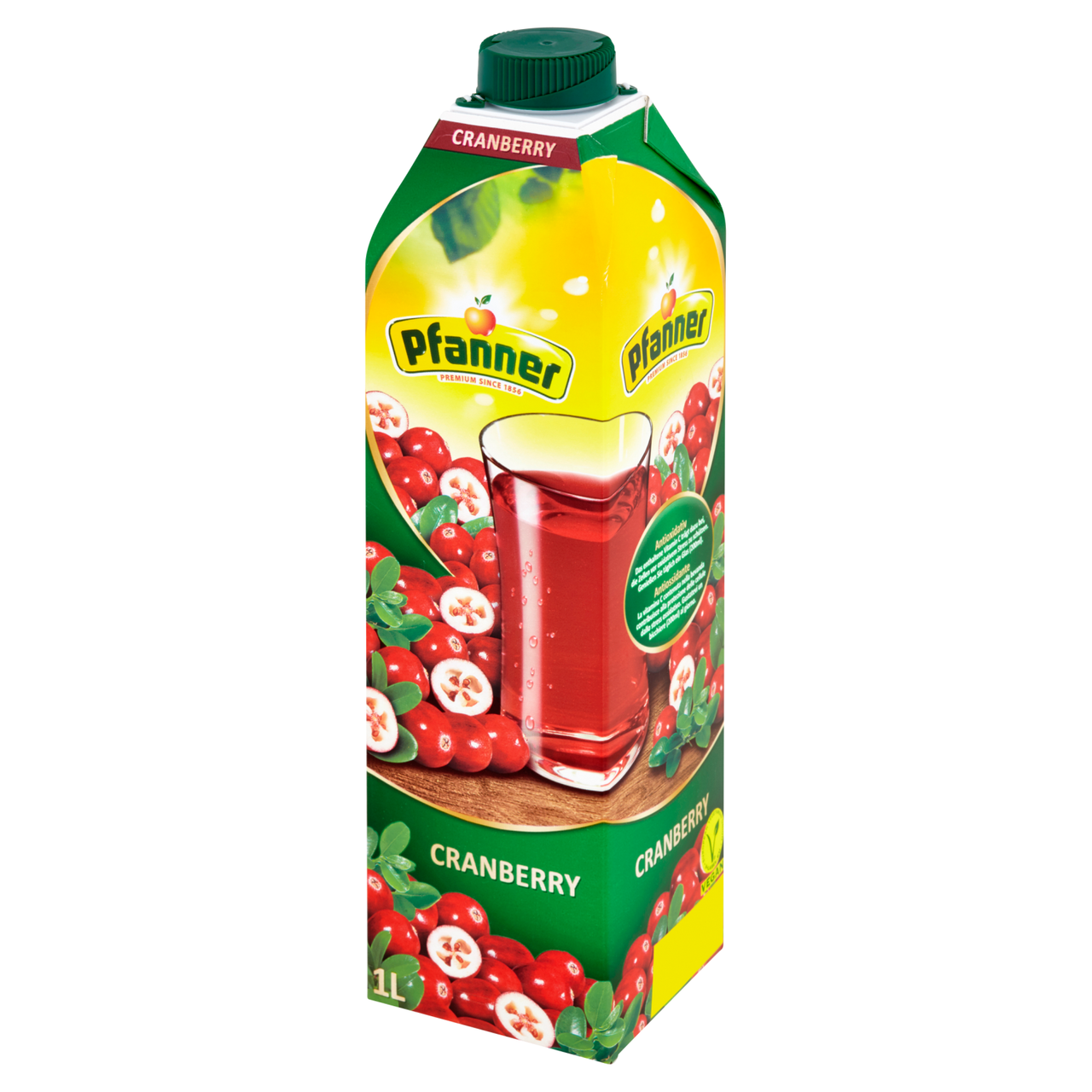 Pfanner Nektar cranberry / brusinka 20 % 1 l