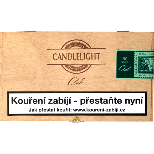 CANDLE LIGHT Club Brasil Q/R doutníky 50 ks
