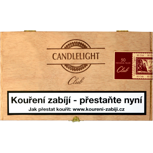 CANDLE LIGHT Club Havana Q/R doutníky 50 ks