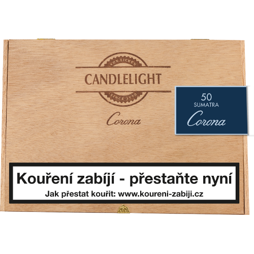 CANDLELIGHT Corona Sumatra Q/R doutníky 50 ks