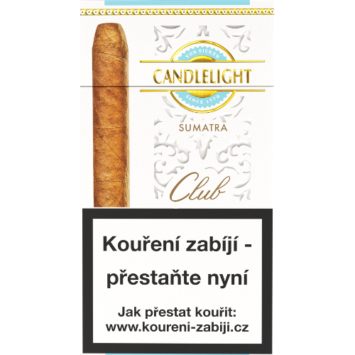 CANDLE LIGHT Club Sumatra doutníky Q/R 10 ks