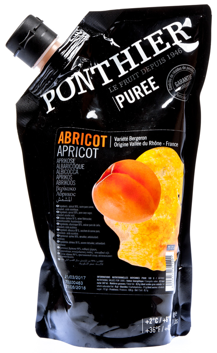 PONTHIER Pyré ovocné meruňka chlaz. 1 kg