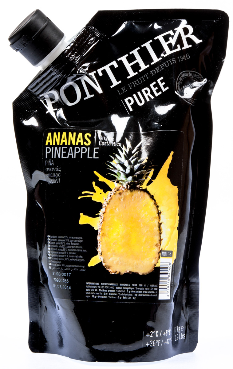PONTHIER Pyré ovocné ananas chlaz. 1 kg