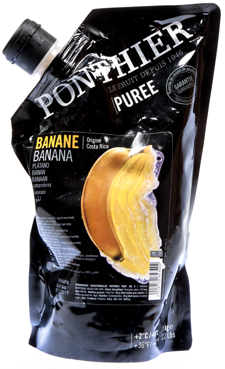 PONTHIER Pyré ovocné banán chlaz. 1 kg