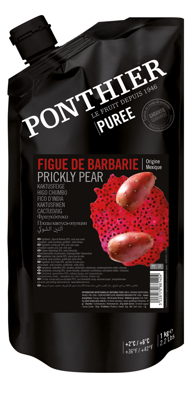 PONTHIER Pyré ovocné opuncie/fík chlaz. 1 kg