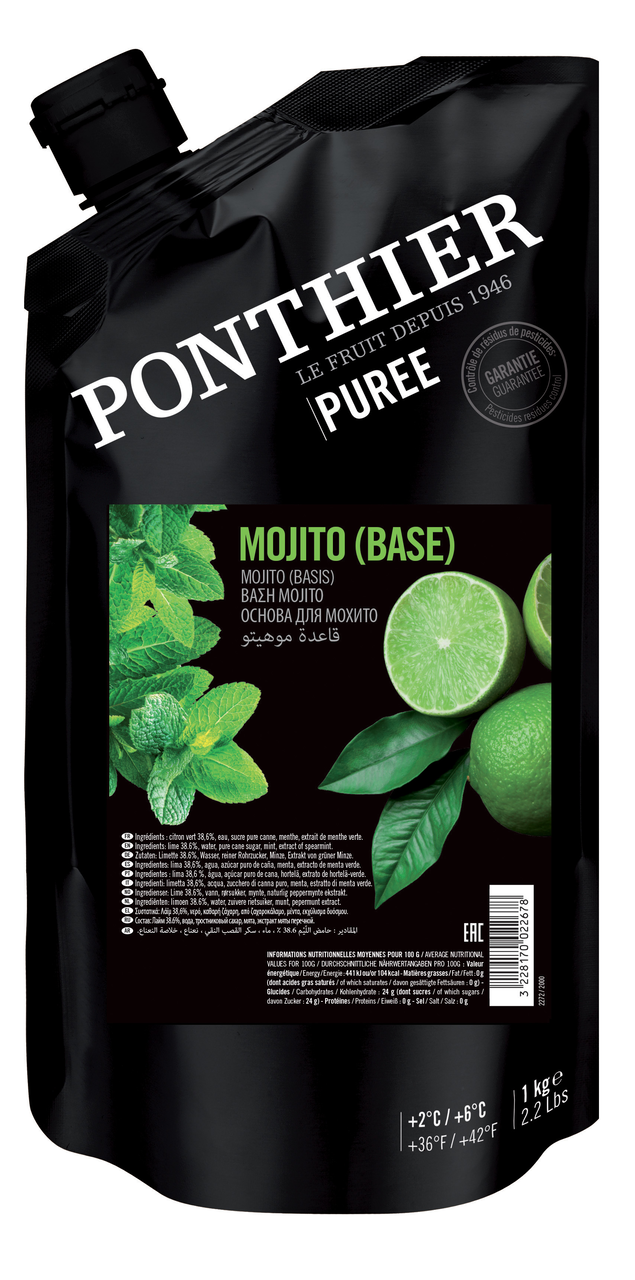 PONTHIER Pyré ovocné mojito chlaz. 1 kg