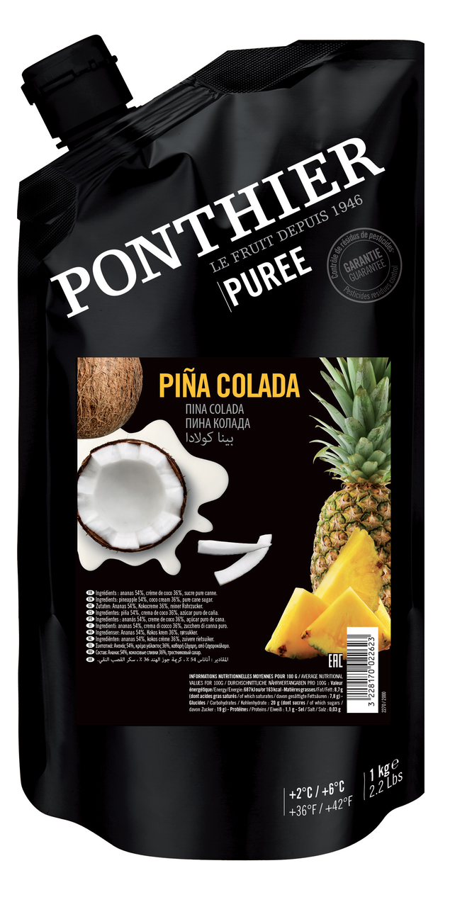 PONTHIER Pyré ovocné pina colada chlaz. 1 kg