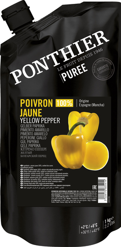 PONTHIER Pyré zeleninové žlutá paprika chlaz. 1 kg