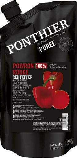 PONTHIER Pyré zeleninové červená paprika chlaz. 1 kg