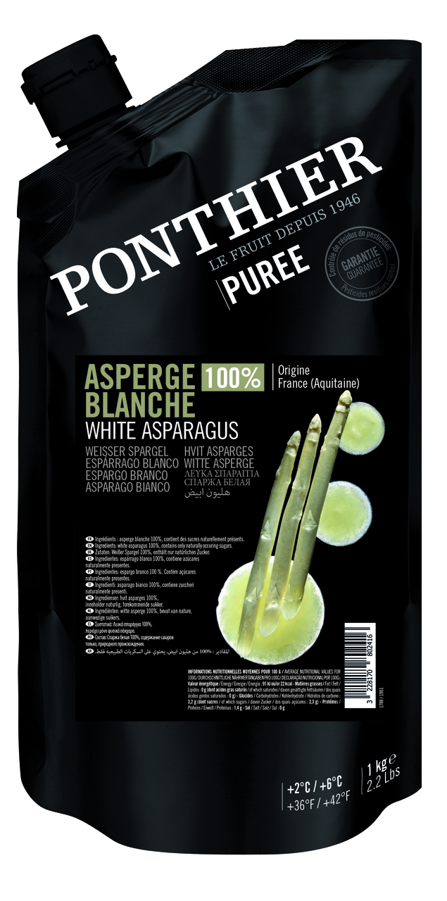 PONTHIER Pyré zeleninové bílý chřest chlaz. 1 kg