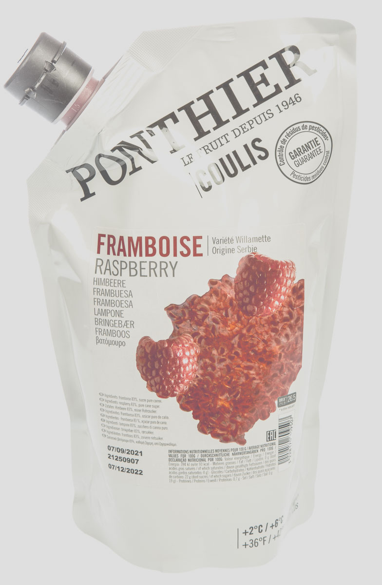 PONTHIER Pyré Coulis malina chlaz. 1 kg