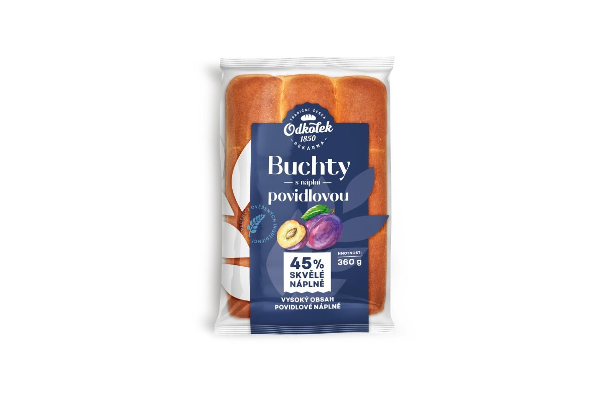 ODKOLEK České Buchty povidlové 45% náplň 360 g