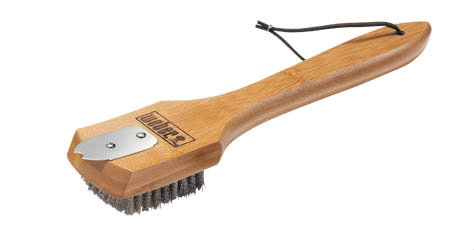 weber Kartáč na gril s bambusovou rukojetí 30 cm 1 ks