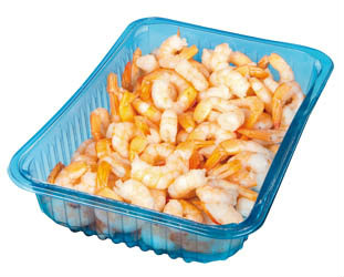 Krevety vařené ocásky 35/55 chlaz. 500 g