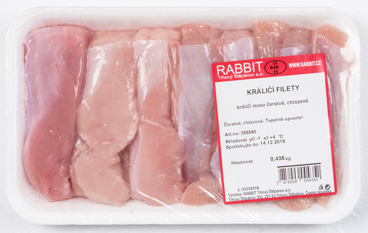 Králičí filety chlaz. váž. cca 400 g