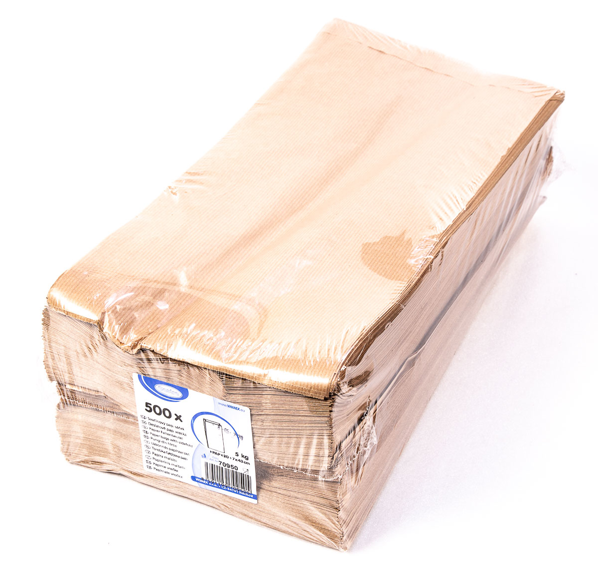 Svačinové sáčky papírové hnědé 5 kg 500 ks