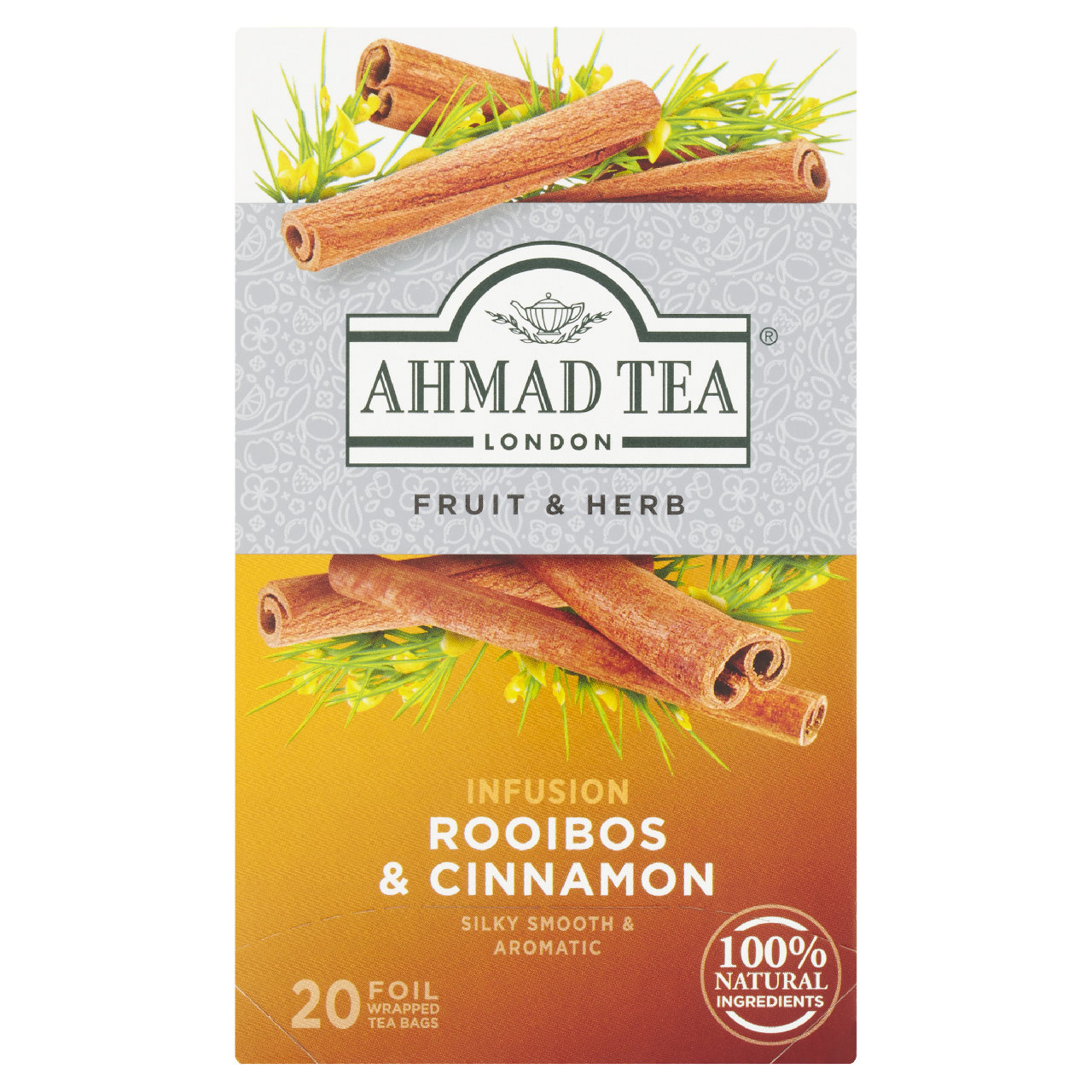 AHMAD TEA Rooibos&Cinnamon čaj 30 g