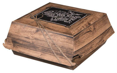 Krabička na hamburger Enjoy XXL 50 ks