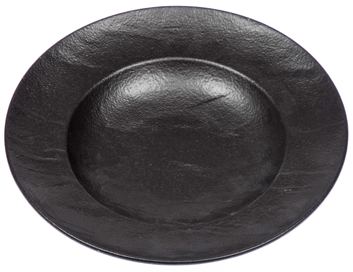 Tognana Talíř hluboký pasta VULCANIA 29 cm porcelán černý 6 ks