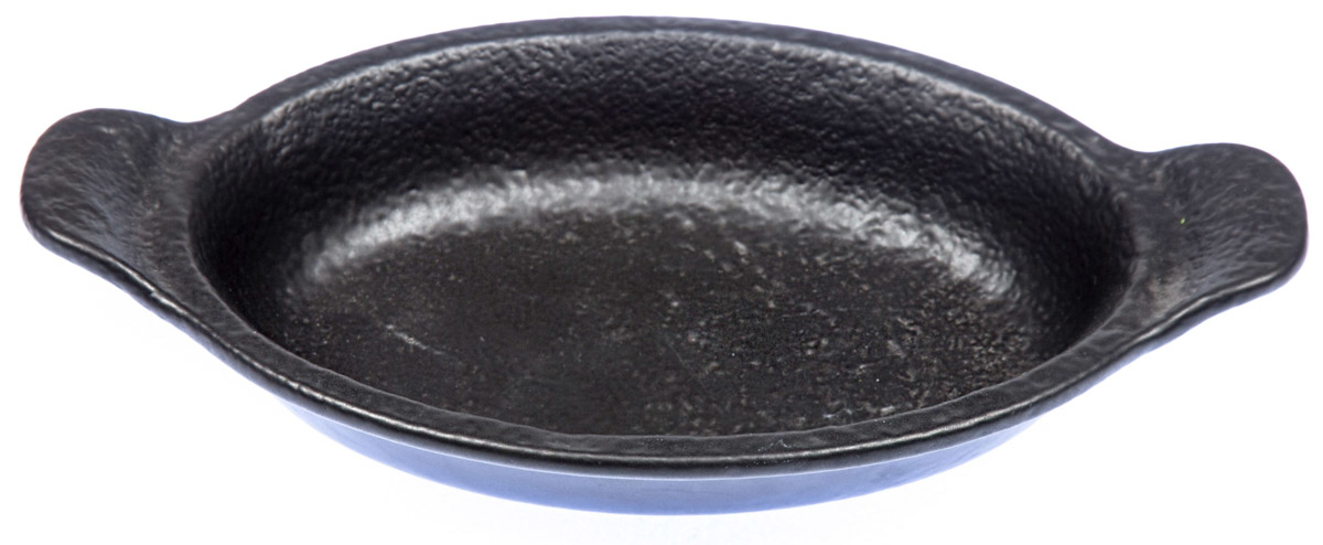 Tognana Miska zapékací oválná VULCANIA 20,5 cm porcelán černá 6 ks