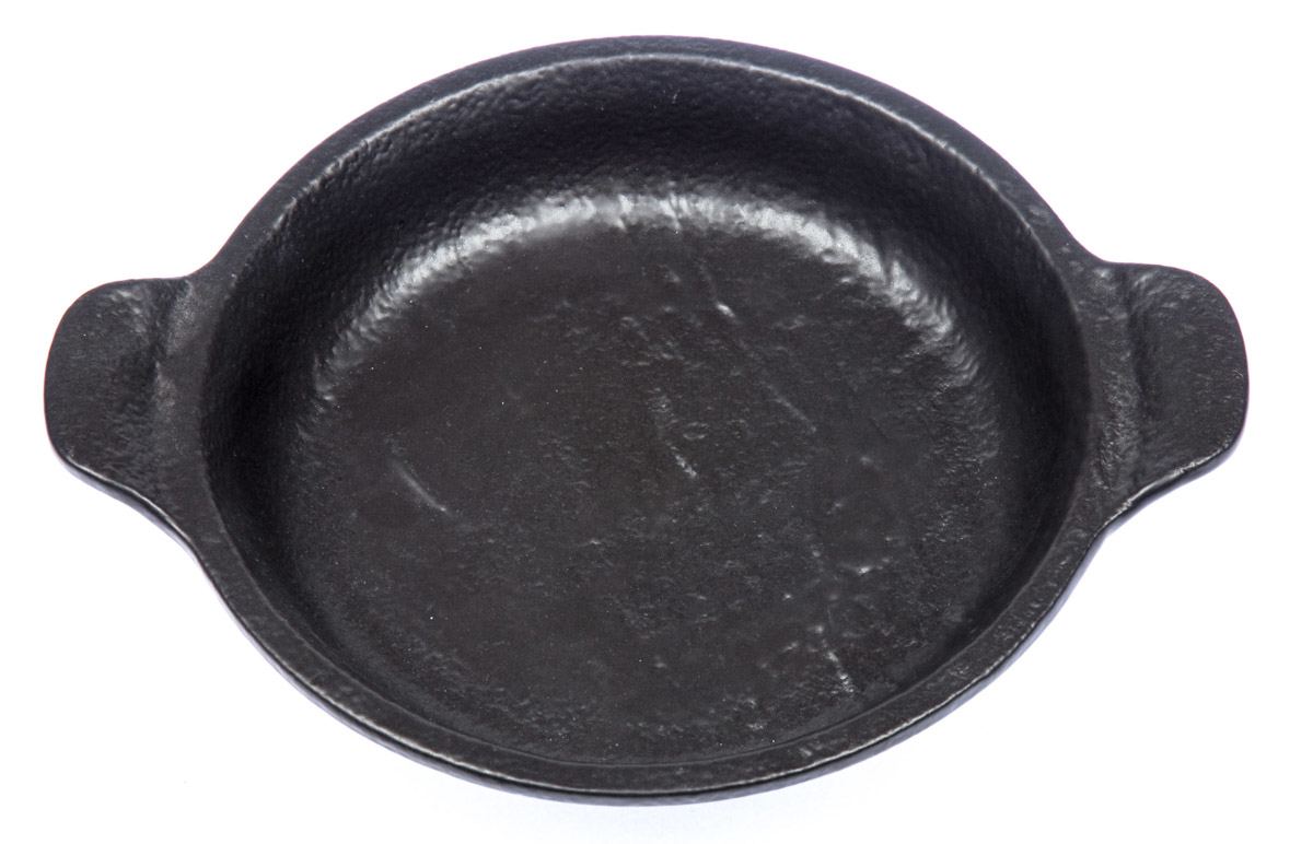 Tognana Miska zapékací kulatá VULCANIA 17,5 cm porcelán černá 6 ks