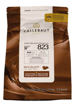 CALLEBAUT Čokoláda mléčná 33,6% 2,5 kg