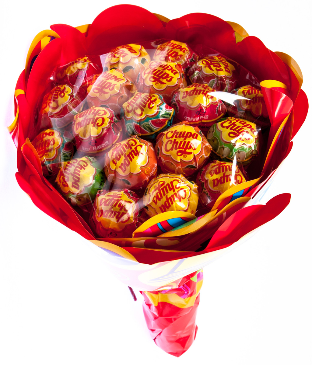 Chupa Chups Kytice z lízátek 228 g (19 x 12 g)